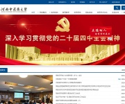 河南中医学院 网站截图