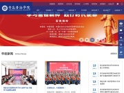 青岛黄海学院 网站截图