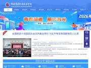 湖南对外经济贸易职业学院 网站截图