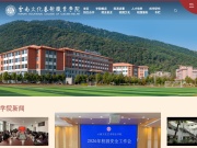 云南文化艺术职业学院 网站截图