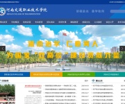 河南交通职业技术学院 网站截图
