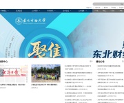 东北财经大学 网站截图